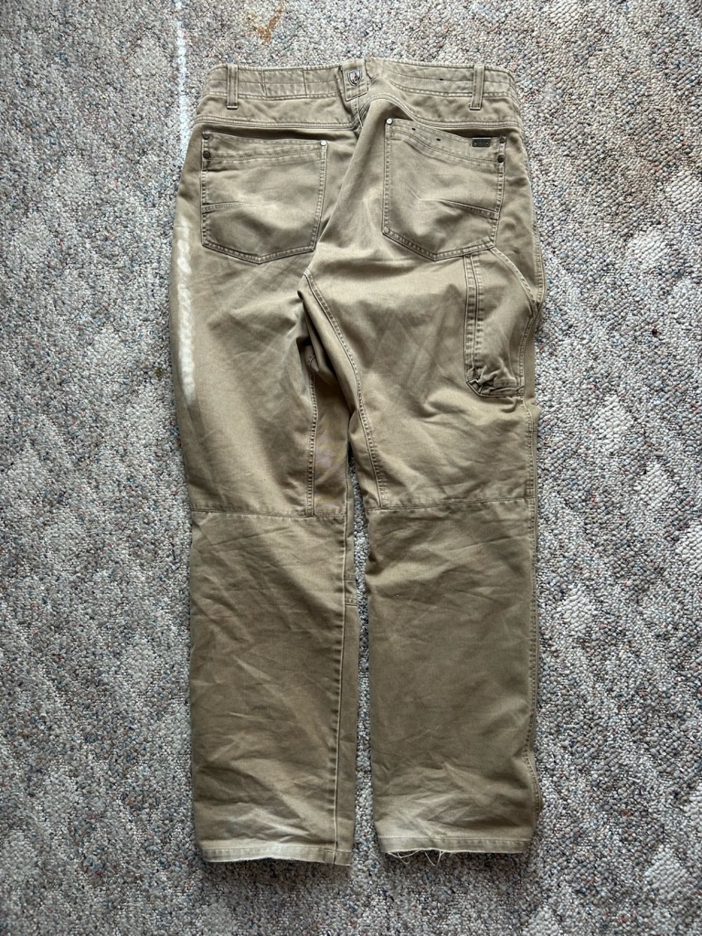 Kühl Gunslinger Style Men’s Hiking Pants Khaki Color 38x34 - Picture 2 of 8